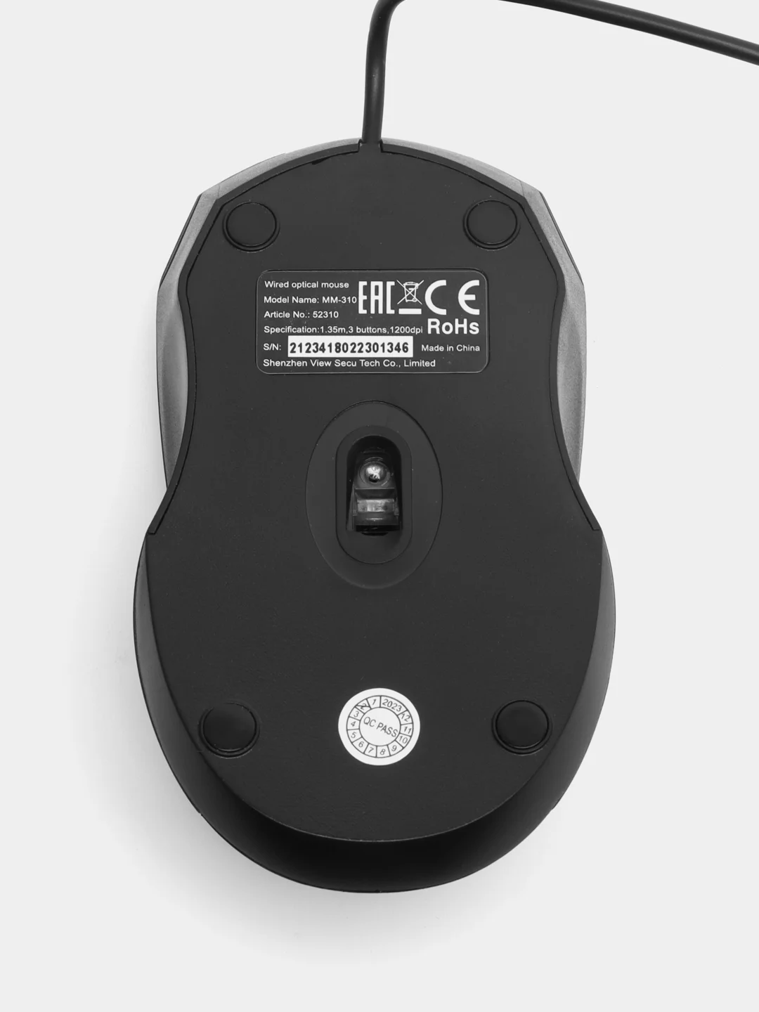 Мышь проводная компьютерная Defender #1 Mm-310, Usb, оптическая, 512600