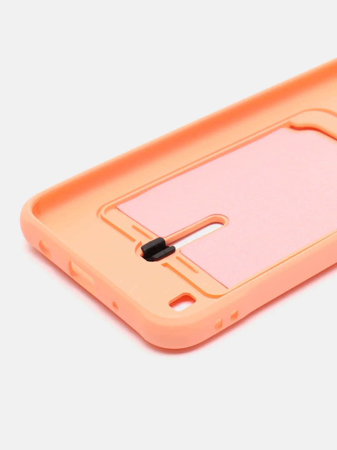Пудровый чехол для Samsung Galaxy A10 (Самсунг Галакси А10), с карманом для карт