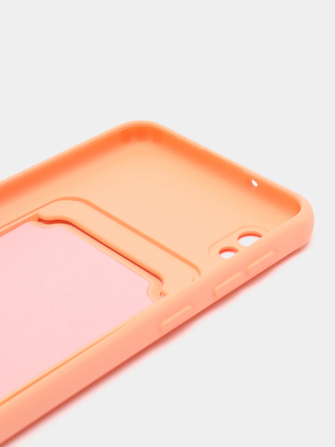 Пудровый чехол для Samsung Galaxy A10 (Самсунг Галакси А10), с карманом для карт