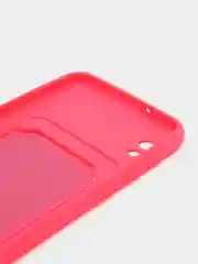 Фуксия чехол для Samsung Galaxy A10 (Самсунг Галакси А10), с карманом для карт
