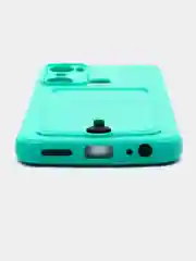 Мятный силиконовый чехол для Infinix Hot 20i (инфиникс хот 20i)