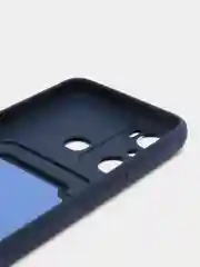 Темно-синий силиконовый чехол для Infinix Hot 20i (инфиникс хот 20i)