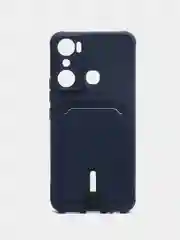 Темно-синий силиконовый чехол для Infinix Hot 20i (инфиникс хот 20i)