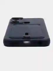 Темно-синий силиконовый чехол для Infinix Hot 20i (инфиникс хот 20i)