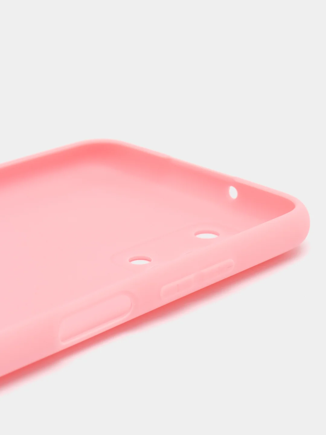 Розовый однотонный силиконовый чехол Samsung A22 A31 A70 A10 A30 A41 M62 S9+ S10 S20 Ultra