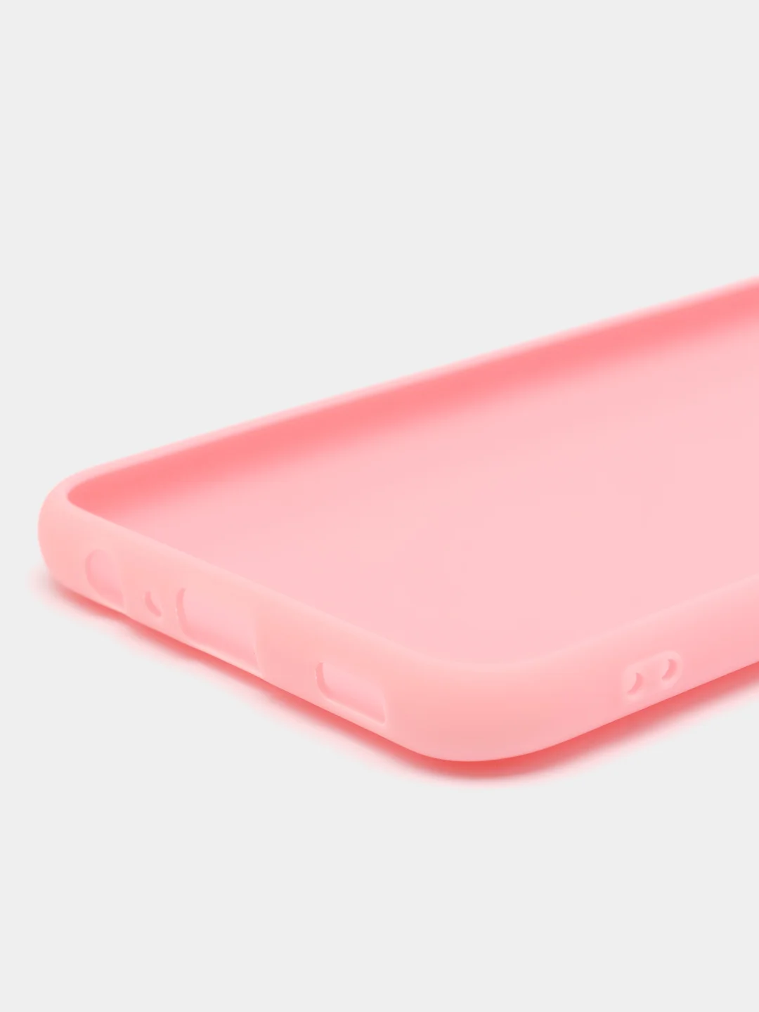 Розовый однотонный силиконовый чехол Samsung A22 A31 A70 A10 A30 A41 M62 S9+ S10 S20 Ultra