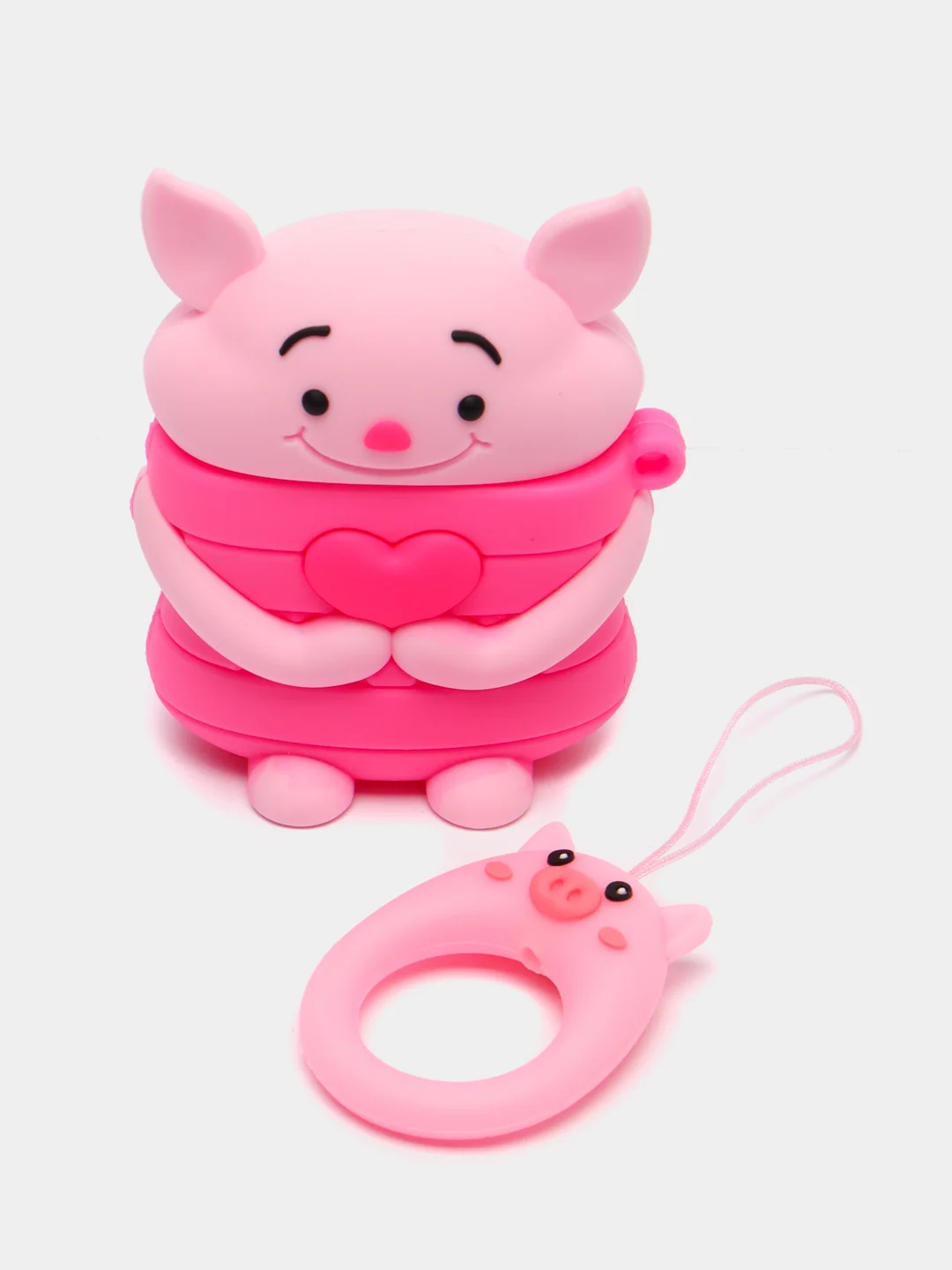 Синий меланж силиконовый чехол для Airpods 1/2