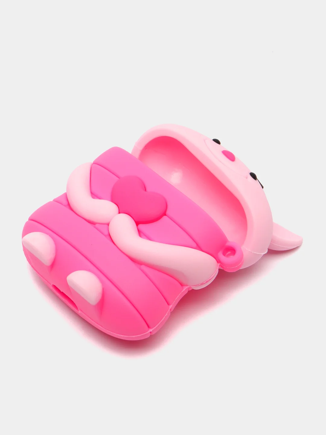 Синий меланж силиконовый чехол для Airpods 1/2