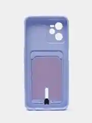 Аметистовый чехол силиконовый для Realme C35,  Реалми С35, прозрачный