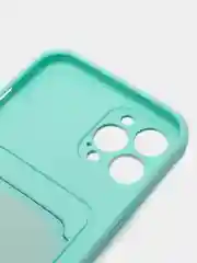 Мятный чехол для iPhone 12 Pro Max силиконовый, Айфон Про Макс