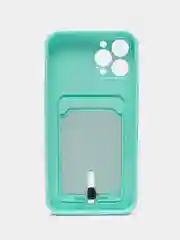 Мятный чехол для iPhone 12 Pro Max силиконовый, Айфон Про Макс