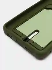 Зелёный хаки силиконовый чехол для Infinix Smart 6 Plus (Инфиникс смарт 6 плюс)