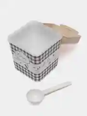 Бежевый набор для хранения сыпучих продуктов, на подставке 1,2 л, контейнер для соли, сахара, чая