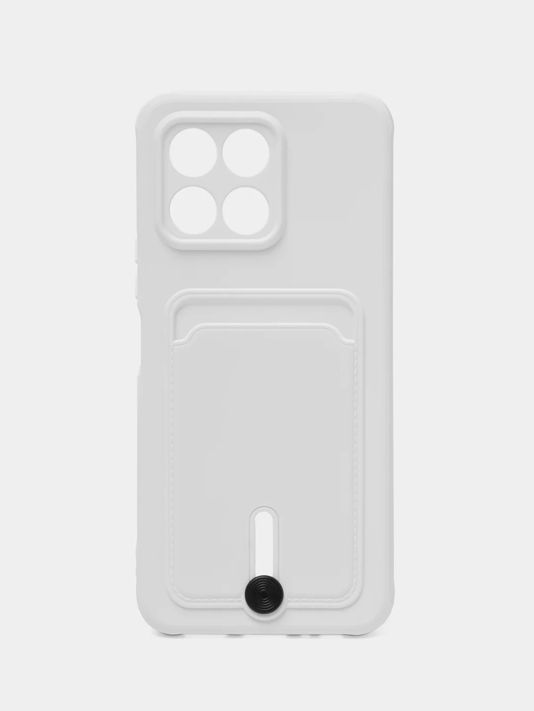 Белый силиконовый чехол для Huawei Honor X6/ X8 5G, Хонор X6/ X8 5 Джи, защита камеры