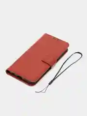 Багровый чехол-книжка с магнитной застежкой для Samsung Galaxy A10 (Самсунг Галакси А10)