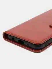 Багровый чехол-книжка с магнитной застежкой для Samsung Galaxy A10 (Самсунг Галакси А10)