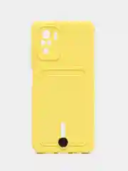Желтый силиконовый чехол для Xiaomi Redmi Note 10 4G/Note 10s (Сяоми Редми Нот 10 4G/Нот 10s)