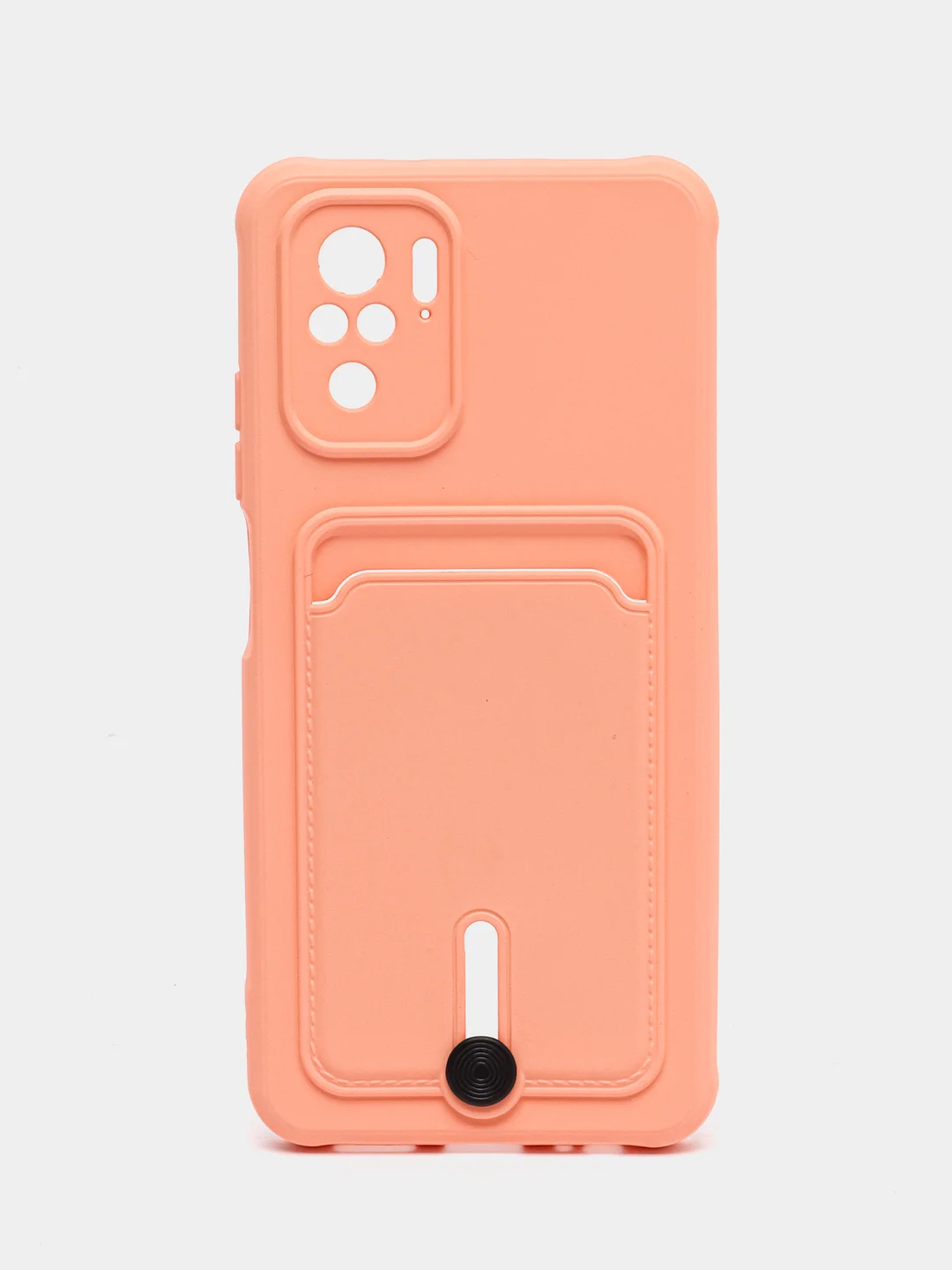 Пастельно-коралловый силиконовый чехол для Xiaomi Redmi Note 10 4G/Note 10s (Сяоми Редми Нот 10 4G/Нот 10s)