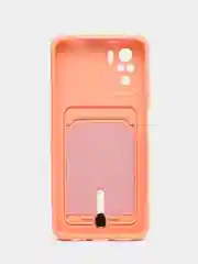 Пастельно-коралловый силиконовый чехол для Xiaomi Redmi Note 10 4G/Note 10s (Сяоми Редми Нот 10 4G/Нот 10s)