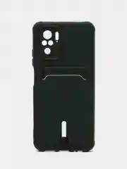 Тёмно-зелёный силиконовый чехол для Xiaomi Redmi Note 10 4G/Note 10s (Сяоми Редми Нот 10 4G/Нот 10s)