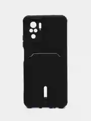 Черный силиконовый чехол для Xiaomi Redmi Note 10 4G/Note 10s (Сяоми Редми Нот 10 4G/Нот 10s)