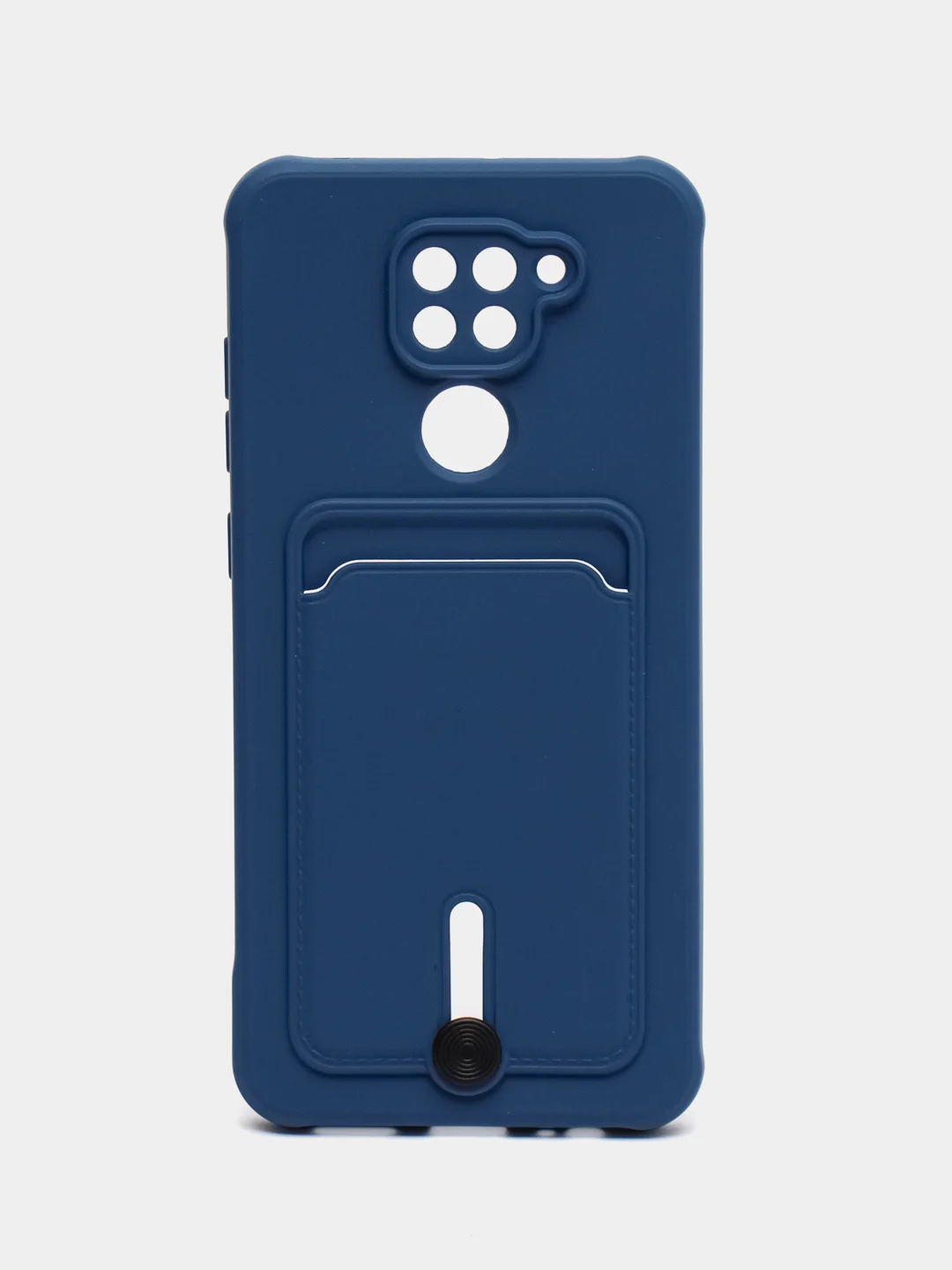Синий силиконовый чехол для Xiaomi Redmi Note 9/10X 4G (Сяоми Редми нот 9/10Х 4G)