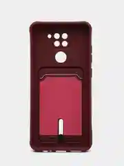 Тёмно-бордовый силиконовый чехол для Xiaomi Redmi Note 9/10X 4G (Сяоми Редми нот 9/10Х 4G)