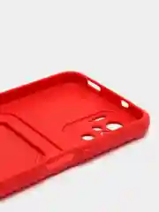 Вишнёвый силиконовый чехол для Xiaomi Redmi Note 10 4G/Note 10s (Сяоми Редми Нот 10 4G/Нот 10s)
