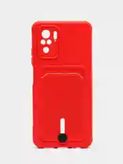 Вишнёвый силиконовый чехол для Xiaomi Redmi Note 10 4G/Note 10s (Сяоми Редми Нот 10 4G/Нот 10s)