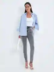 Джинсы skinny женские с высокой посадкой
