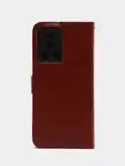 Багровый чехол-книжка с магнитной застежкой для Xiaomi 13 Lite (Сяоми 13 Лайт)