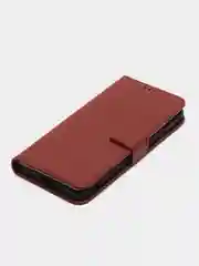 Багровый чехол-книжка с магнитной застежкой для Xiaomi 13 Lite (Сяоми 13 Лайт)