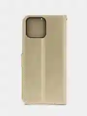 Золотой чехол-книжка с магнитной застежкой для Honor X8 4G (ХОНОР Х8 4 Джи/Х8 4г/Икс 8)
