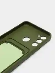 Зелёный хаки чехол силиконовый для Tecno Spark 8C/Go 2022 (Техно Спарк 8C/Go 2022)
