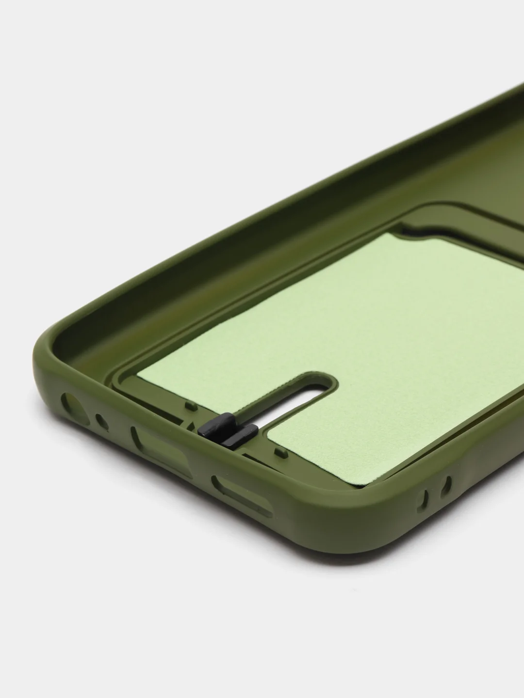 Зелёный хаки чехол силиконовый для Tecno Spark 8C/Go 2022 (Техно Спарк 8C/Go 2022)