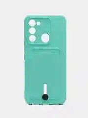 Мятный чехол силиконовый для Tecno Spark 8C/Go 2022 (Техно Спарк 8C/Go 2022)