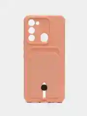 Пудровый чехол силиконовый для Tecno Spark 8C/Go 2022 (Техно Спарк 8C/Go 2022)