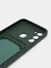 Тёмно-зелёный чехол силиконовый для Tecno Spark 8C/Go 2022 (Техно Спарк 8C/Go 2022)