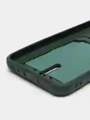 Тёмно-зелёный чехол силиконовый для Tecno Spark 8C/Go 2022 (Техно Спарк 8C/Go 2022)