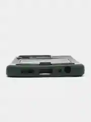 Тёмно-зелёный чехол силиконовый для Tecno Spark 8C/Go 2022 (Техно Спарк 8C/Go 2022)