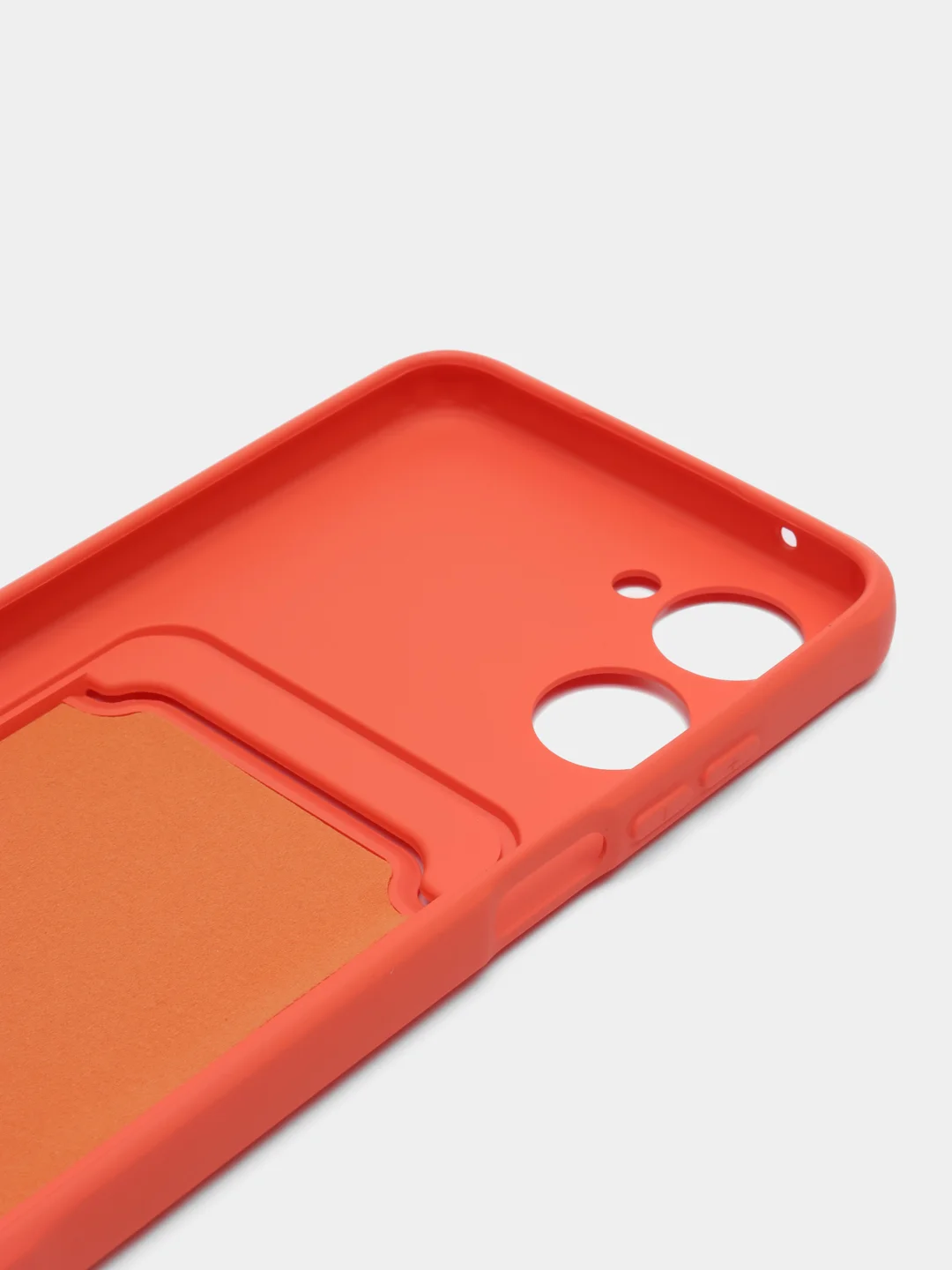 Коралловый силиконовый чехол для Realme 10 4G (Реалми 10 4G), прозрачный