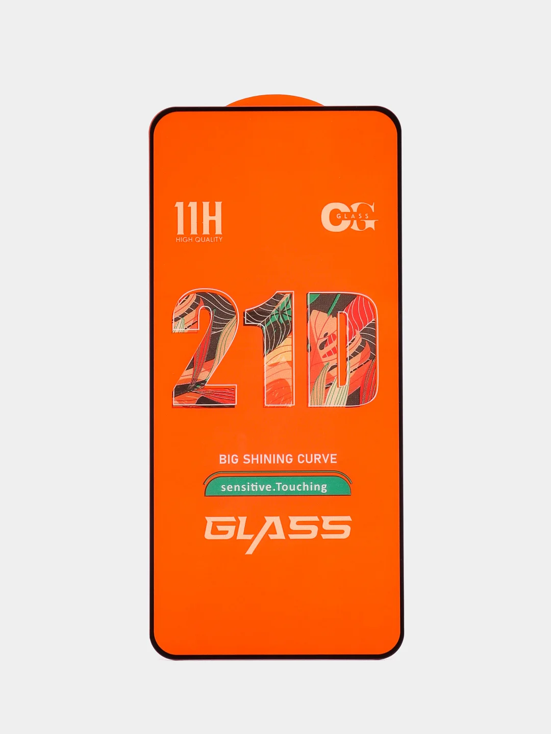 Защитное стекло КАРТОФАН для ZTE Blade V2020 с олеофобным покрытием и черной рамкой
