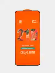 Защитное стекло КАРТОФАН для ZTE Blade V2020 с олеофобным покрытием и черной рамкой