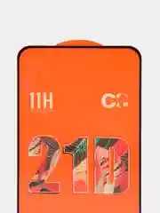 Защитное стекло КАРТОФАН для ZTE Blade V2020 с олеофобным покрытием и черной рамкой