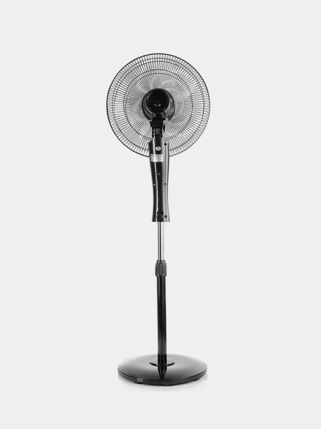 Вентилятор напольный Centek CT-5016 Black <65Вт>  Пульт ДУ, LED, 43см, 1.3м, 3 скорости, автоповорот