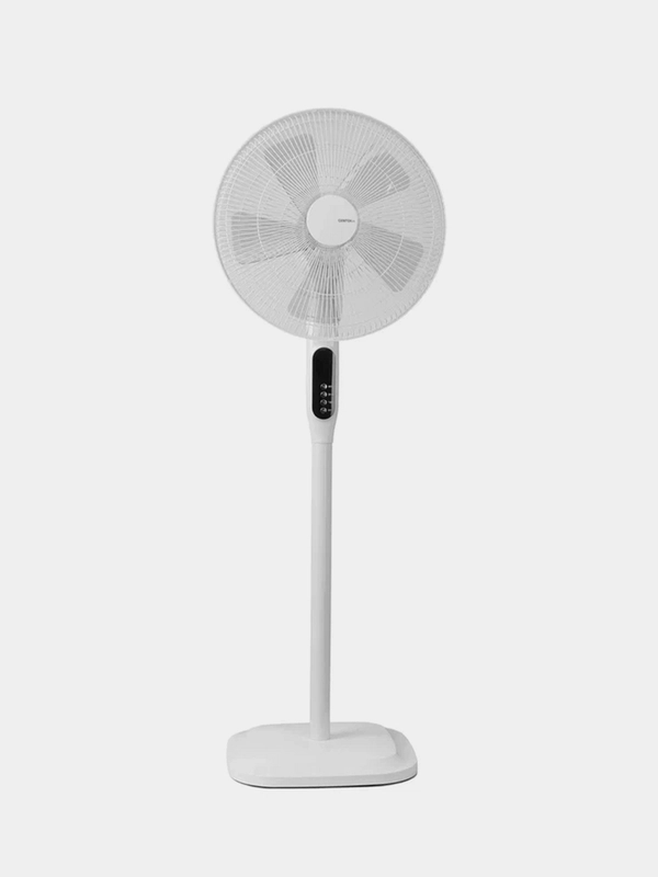 Вентилятор напольный Centek CT-5026 White <65Вт> Пульт ДУ, LED, 44,5см, таймер, тяжелая база