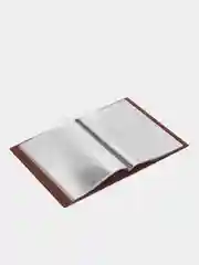 Меню для кафе, папка с 10 файлами, 220 х 320 мм, коричневая, дпс, 231128