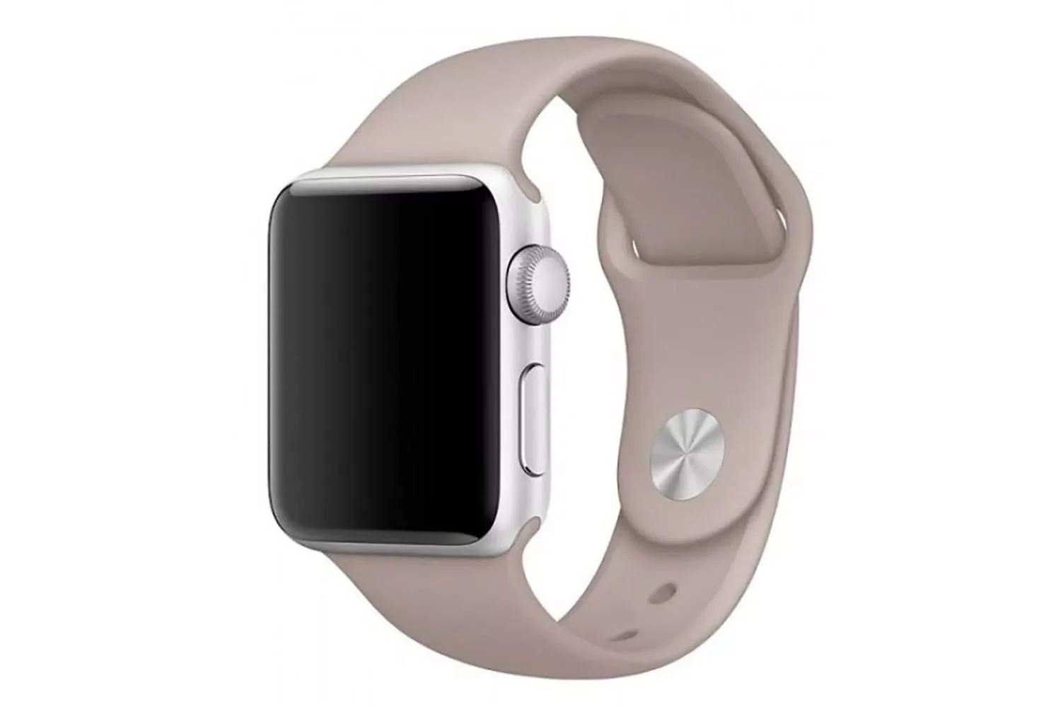 Песочный хаки ремешок силиконовый Apple Watch