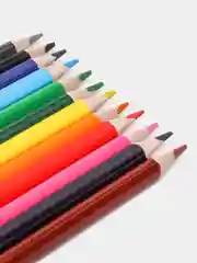 Карандаши цветные для рисования мягкие Brauberg Kids, 12 цветов, трехгранный корпус 181943