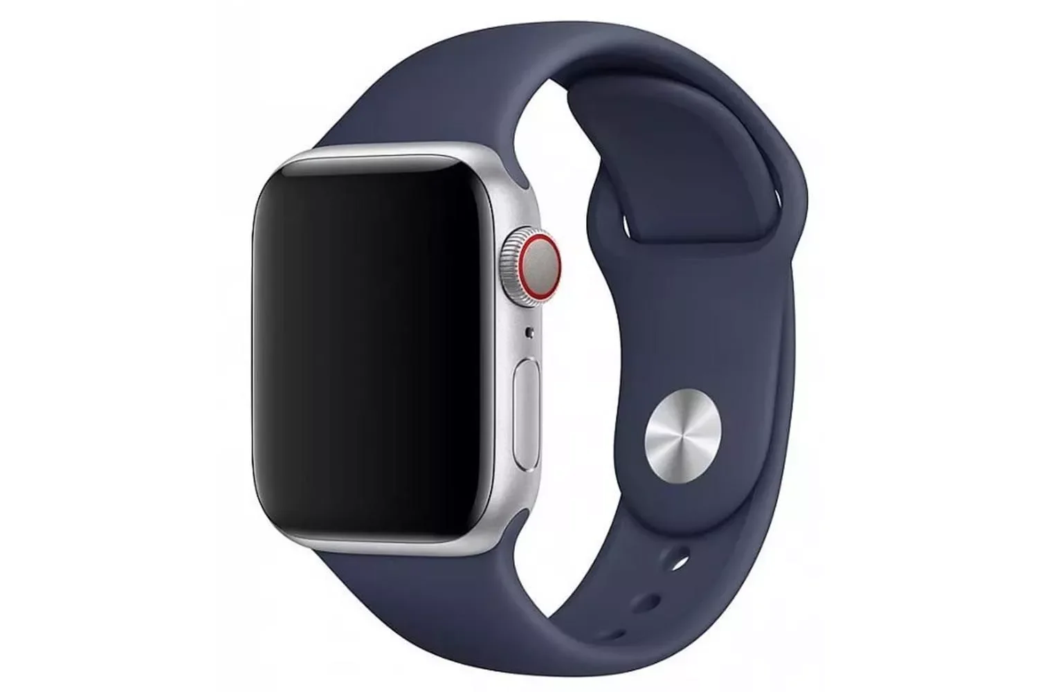Темно-синий ремешок силиконовый Apple Watch